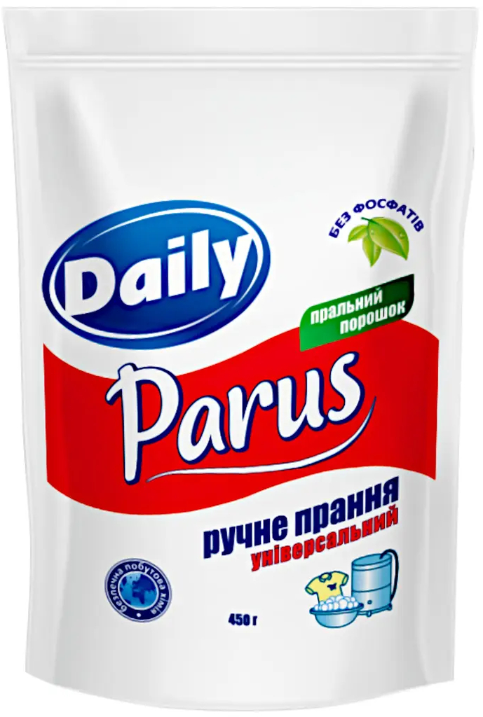 Универсальный стиральный порошок Parus Daily 450 г фото1