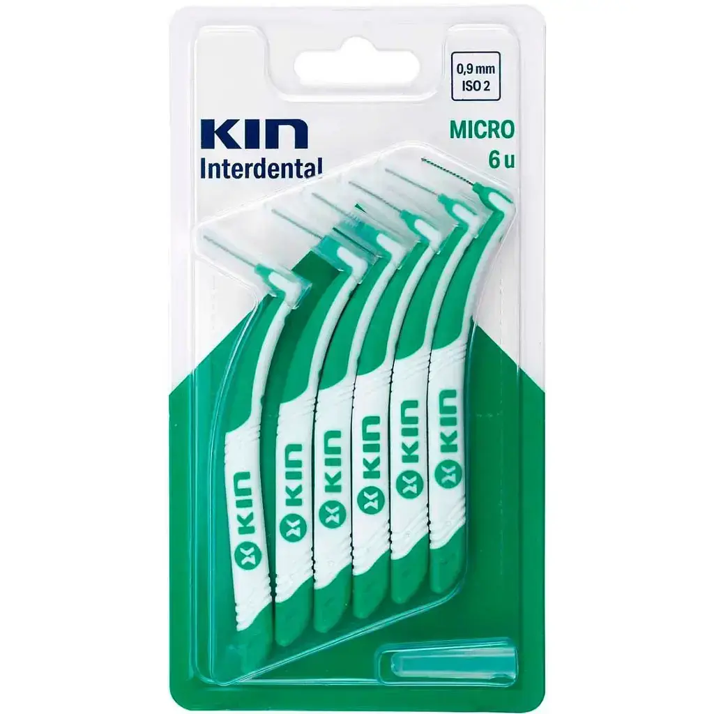 Щітка для міжзубних проміжків KIN Interdental 0.9 мм 6 одиниць фото1