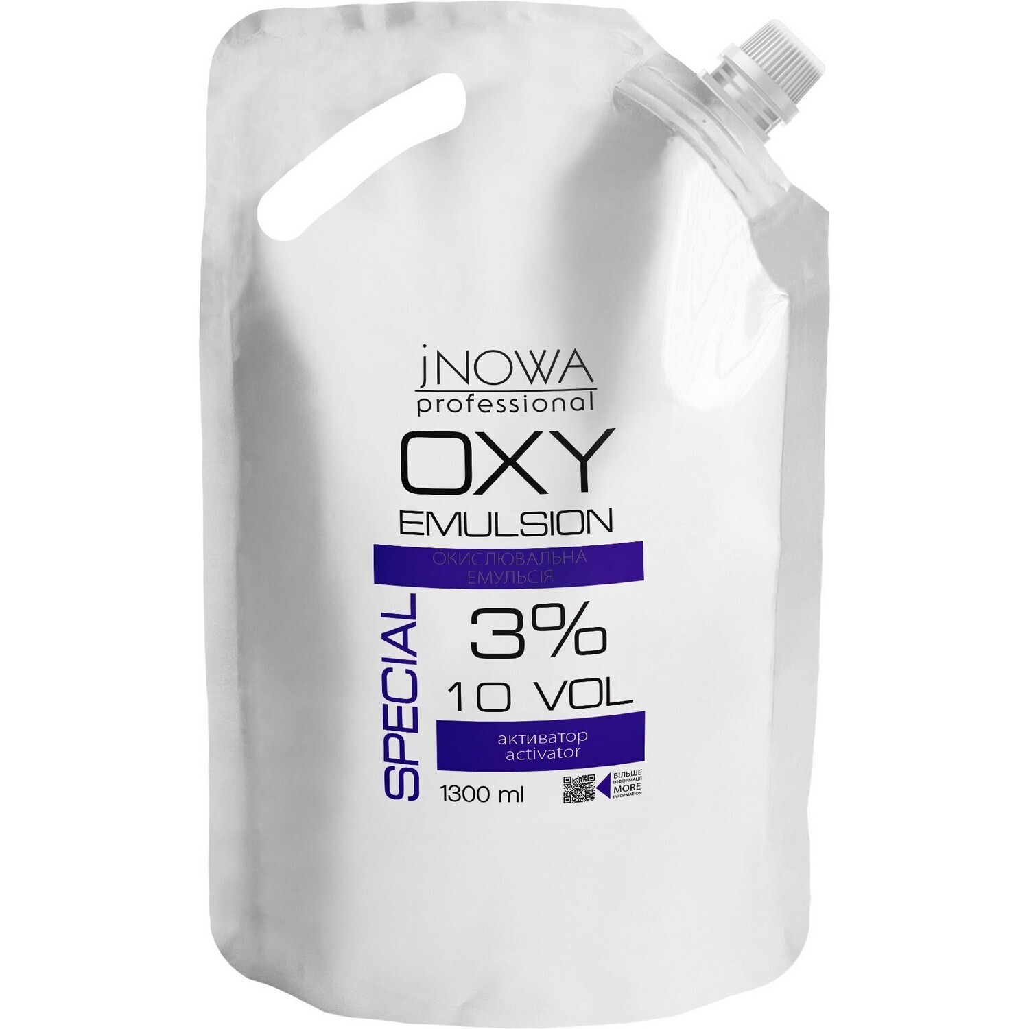 Окислювальна емульсія jNOWA Professional Special OXY 3%, 10 vol, 1300 мл фото1