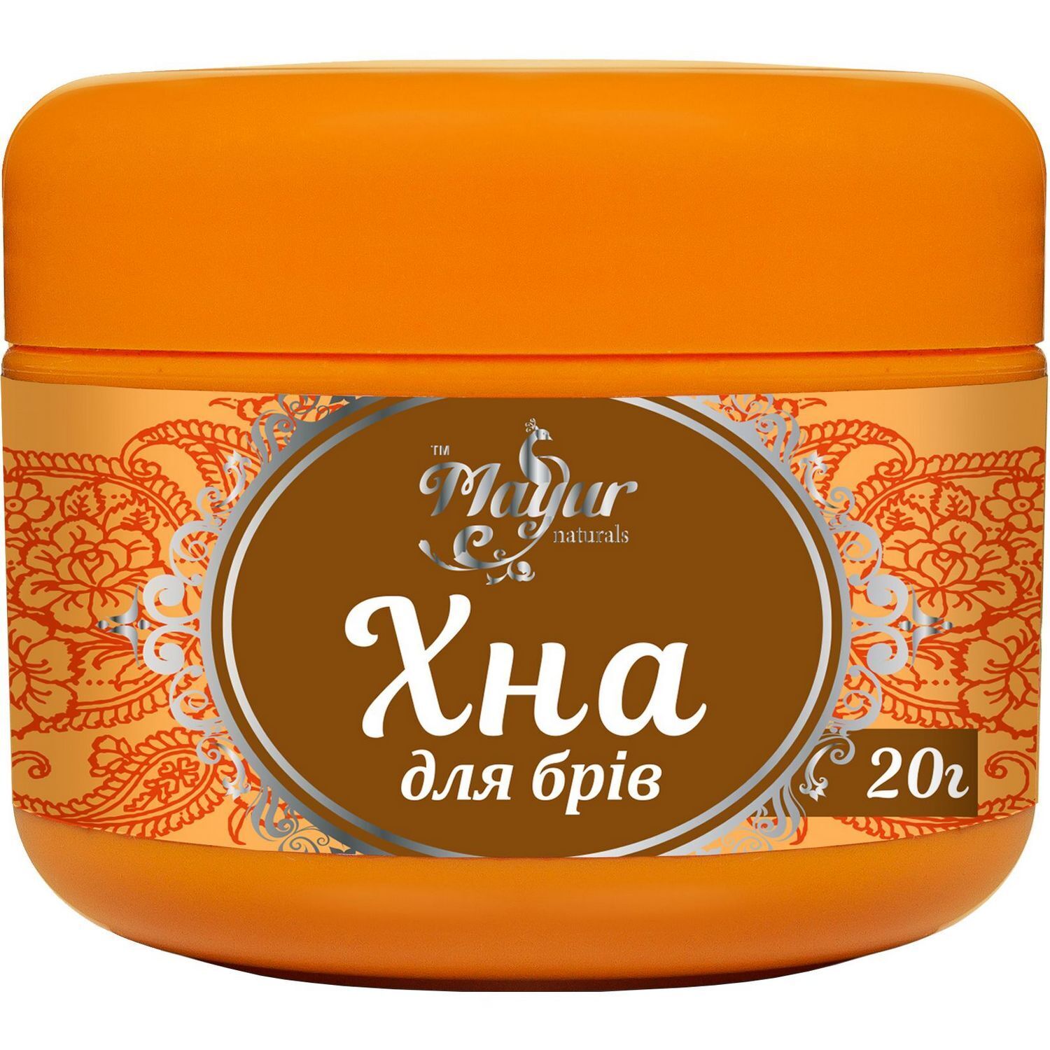 Хна для брів Mayur коричнева 20 г фото1