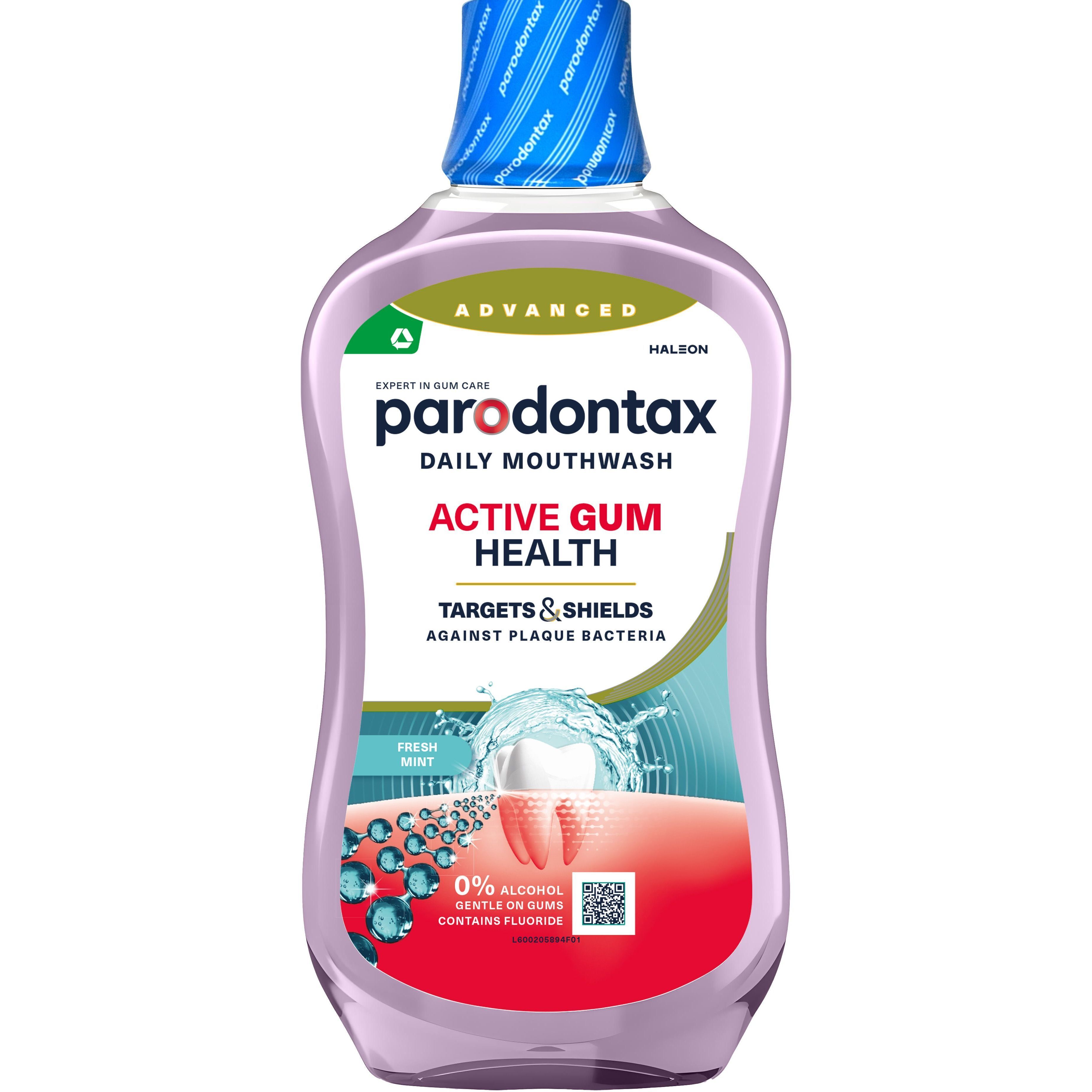 Ополаскиватель ротовой полости Parodontax Active Gum Health Fresh Mint 500 мл фото1