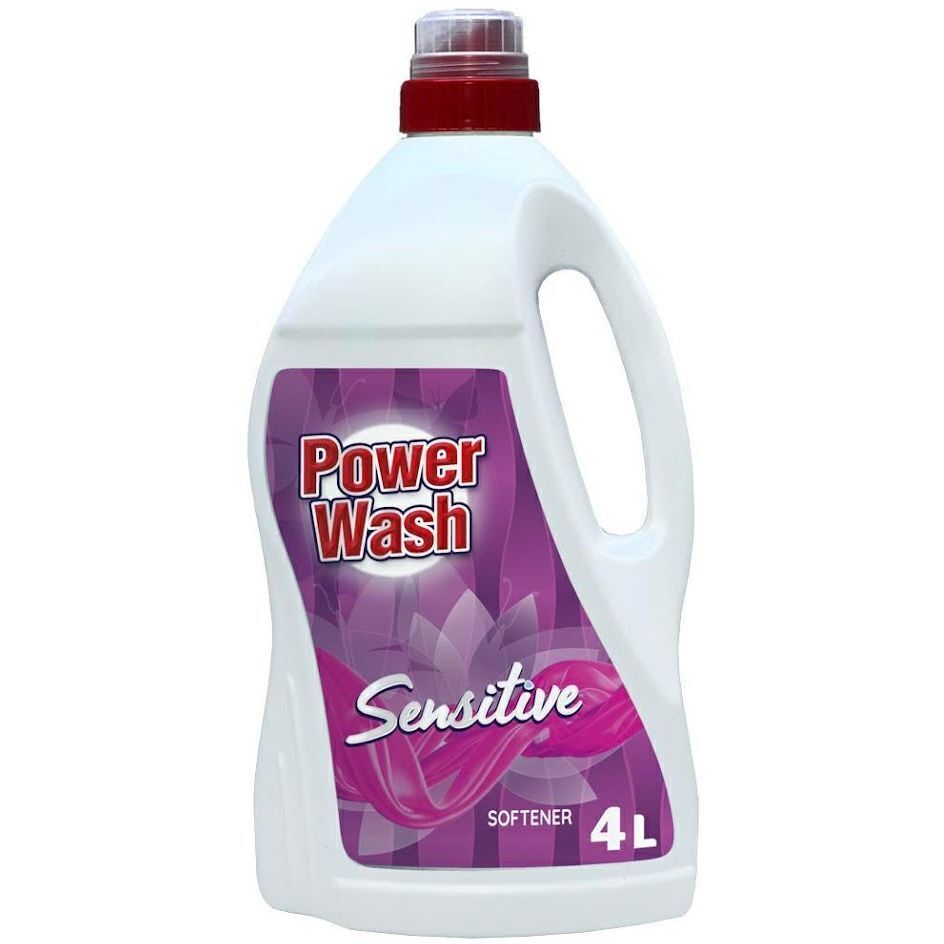 Ополаскиватель для тканей Power Wash Sensitive 4 л фото1