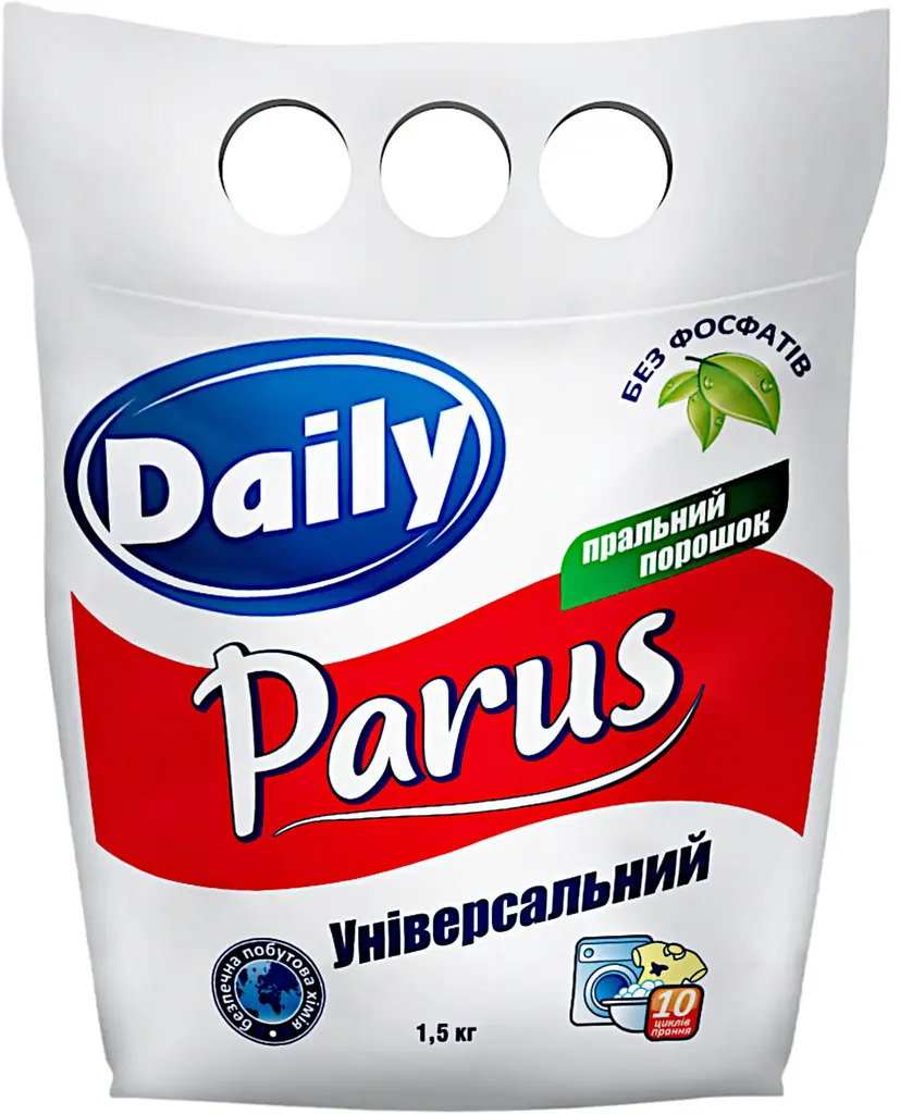 Универсальный стиральный порошок Parus Daily 1500 г фото1