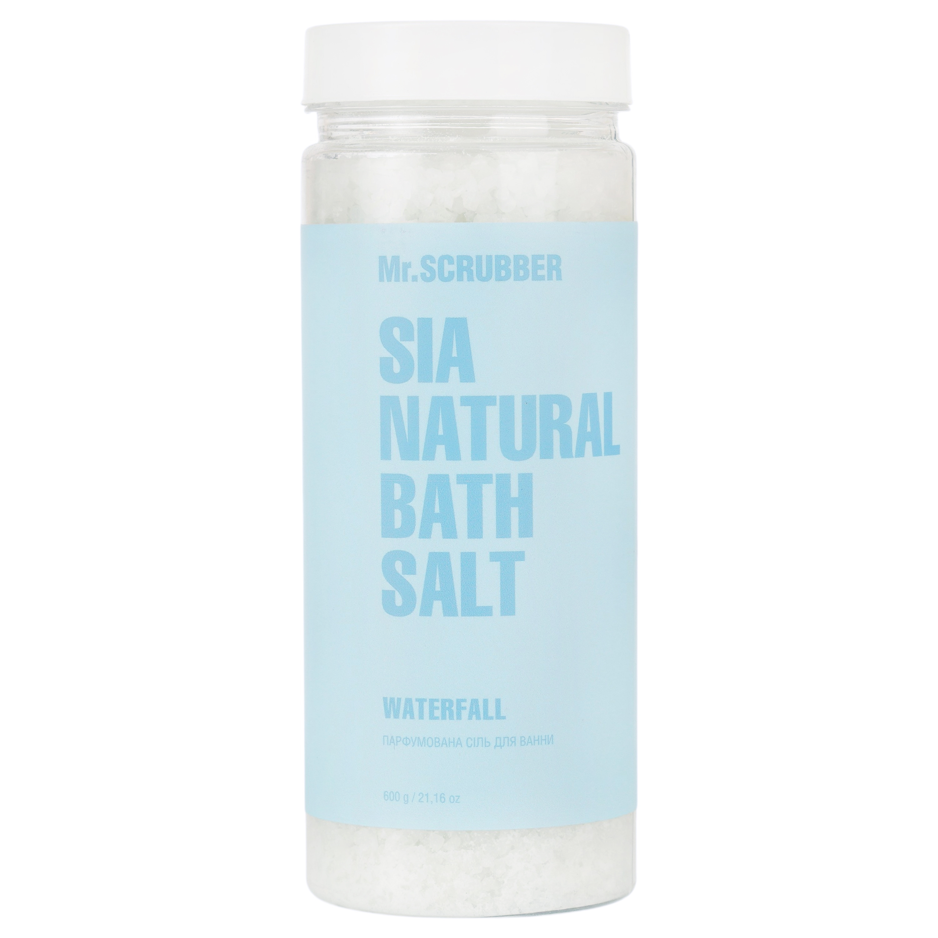 Парфюмерная соль для ванны Mr.Scrubber Sia Natural Bath Salt Waterfall 600 г фото1