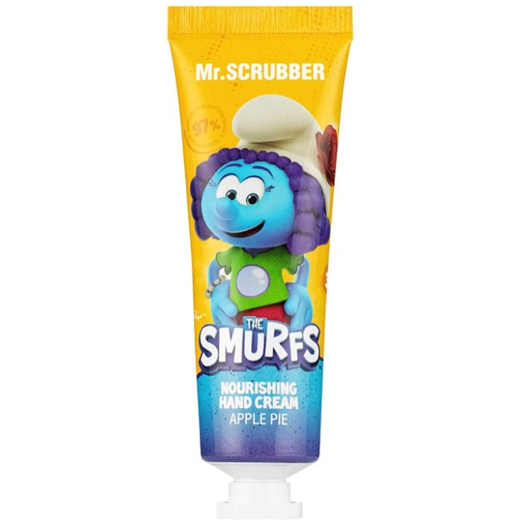 Парфюмерный питательный крем для рук Mr.Scrubber The Smurfs с ароматом яблочного пирога фото1
