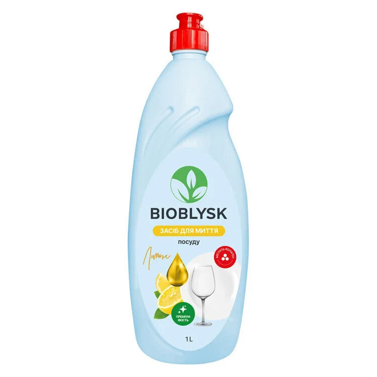 Средство для мытья посуды BioBlysk Лимон 1л фото1