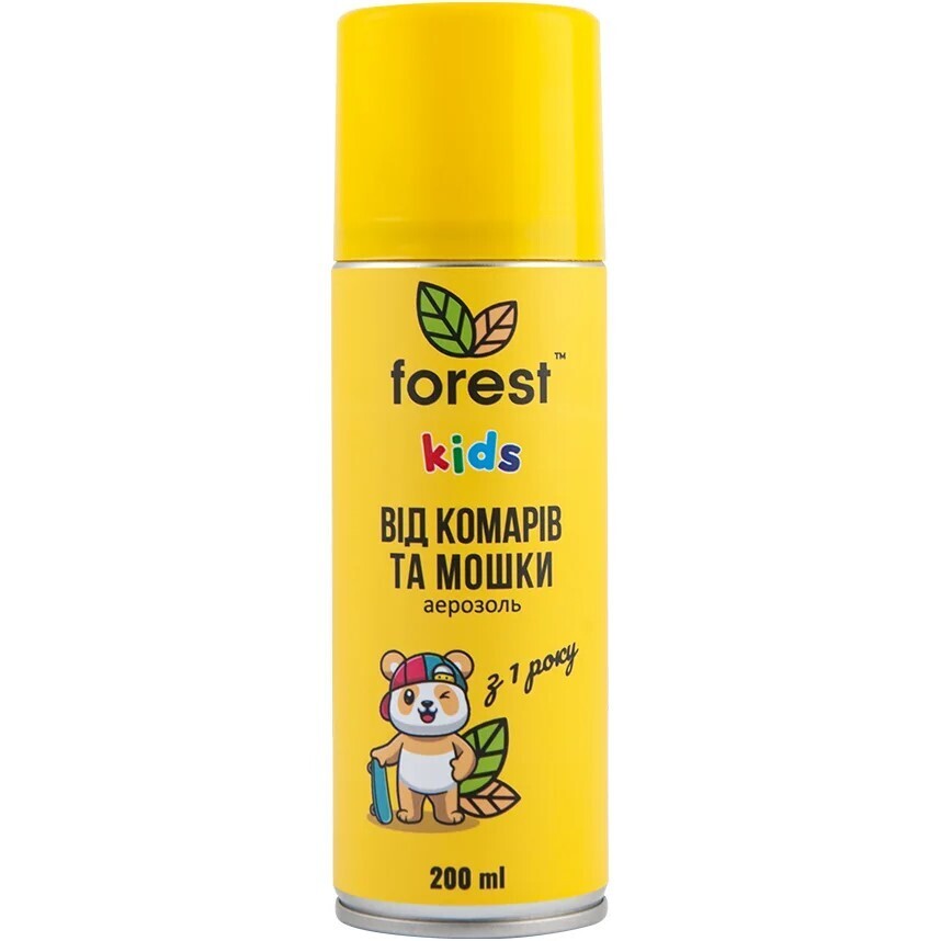 Спрей-репеллент Forest Kids от комаров и мошки 200 мл (FR00617) фото1