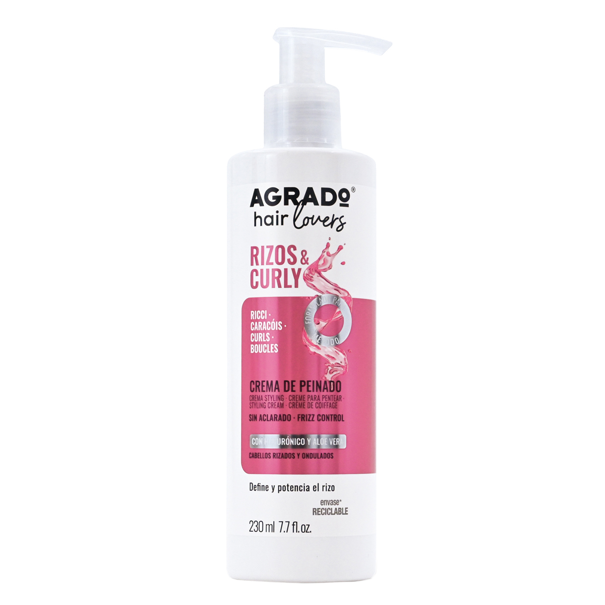 Стайлинг-крем Agrado Hair Loves Rizos&Curly Styling Cream для вьющихся волос 230 мл фото1