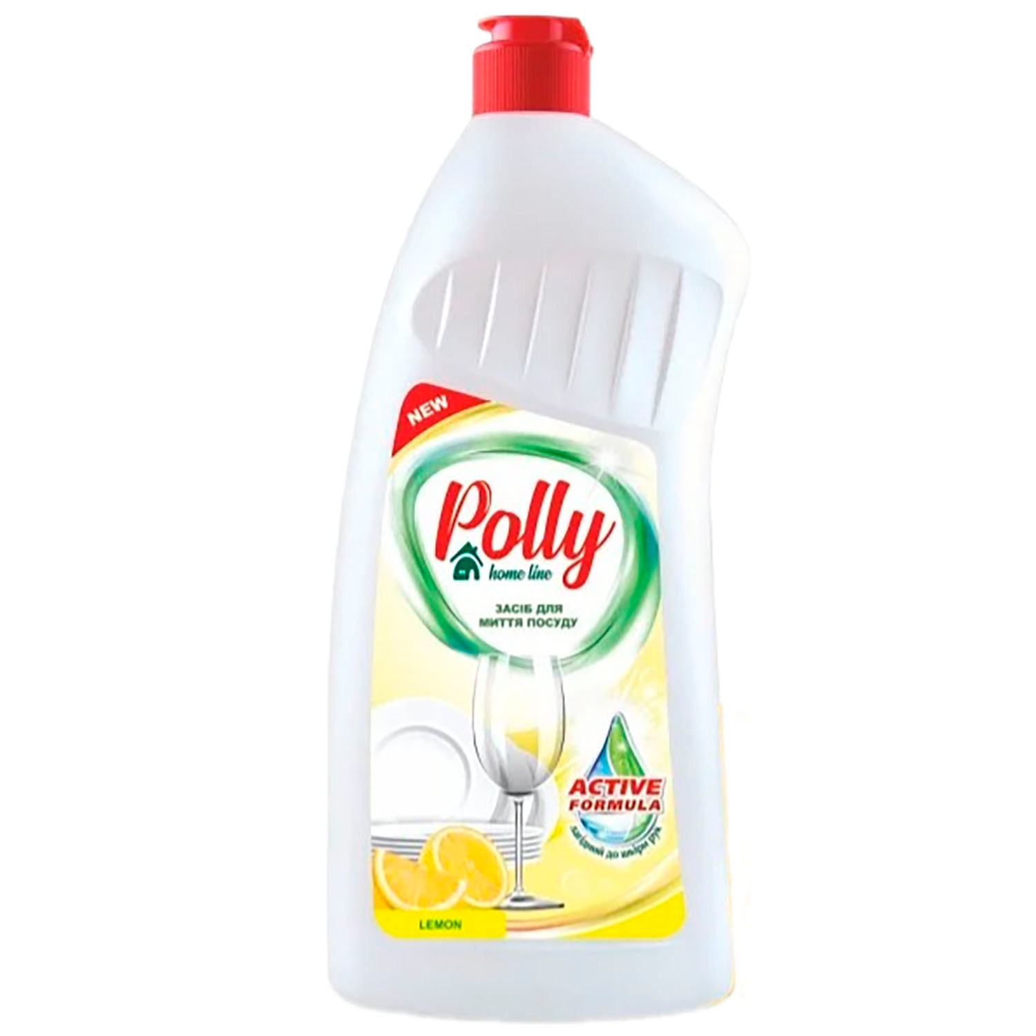 Средство для мытья посуды Polly Lemon 1000 мл фото1