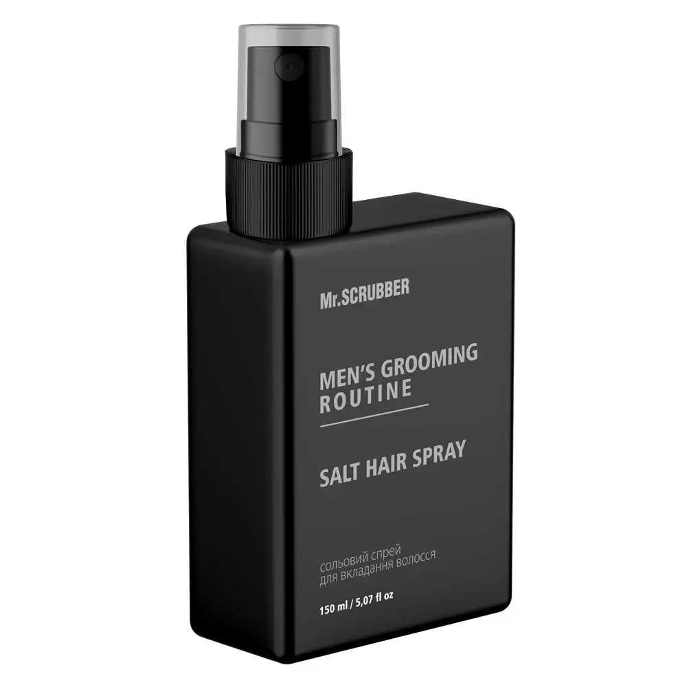 Солевой спрей для укладки волос Mr.Scrubber Men's Grooming Routine, 150 мл фото1