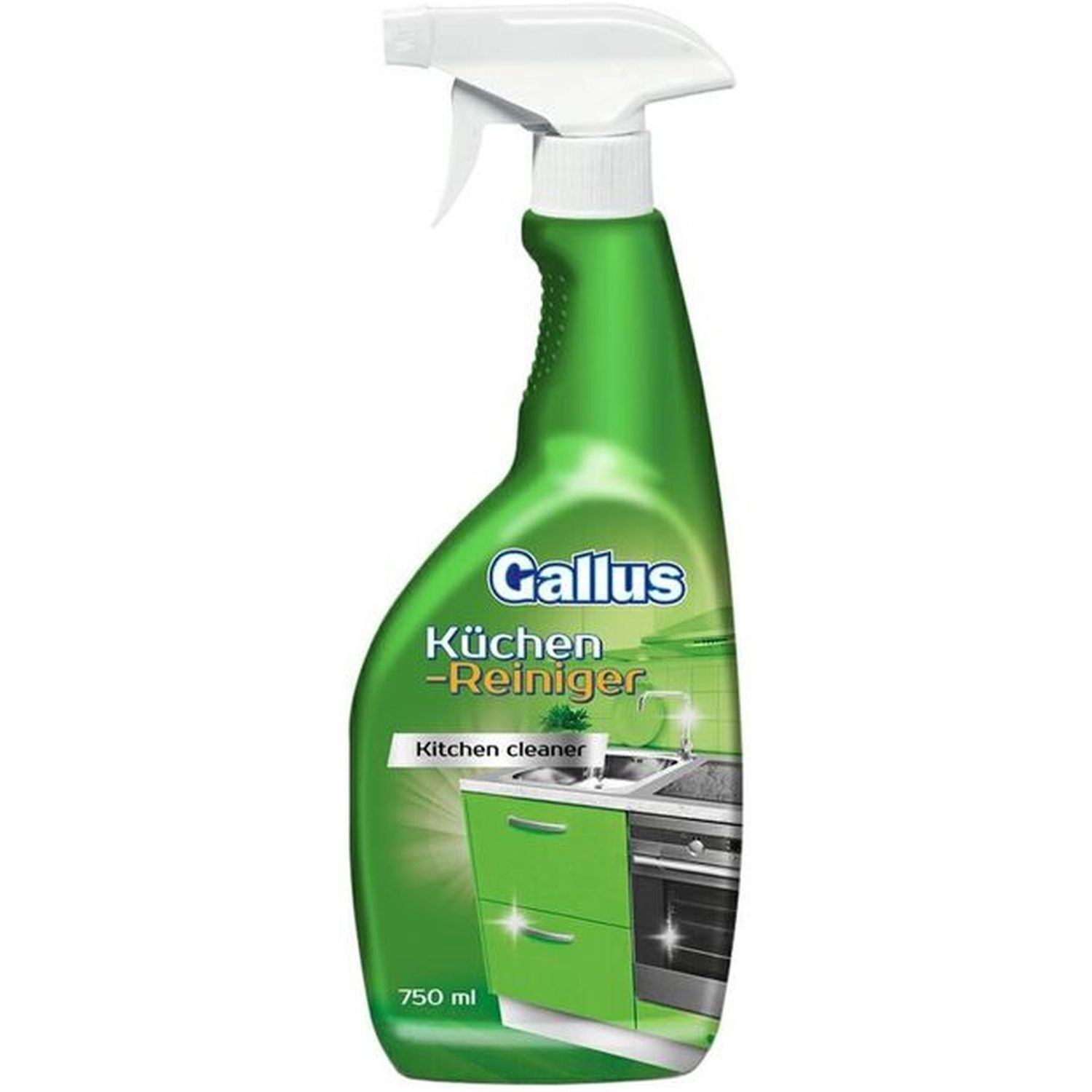 Средство Gallus Spray Kuchen-Reiniger для чистки кухонных поверхностей 750 мл фото1