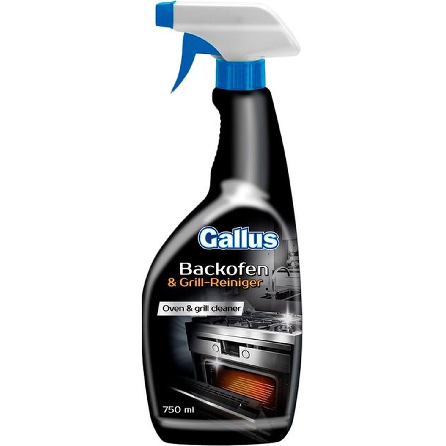 Средство для чистки гриля Gallus Spray Backofen & Grill-Reiniger 750 мл фото1