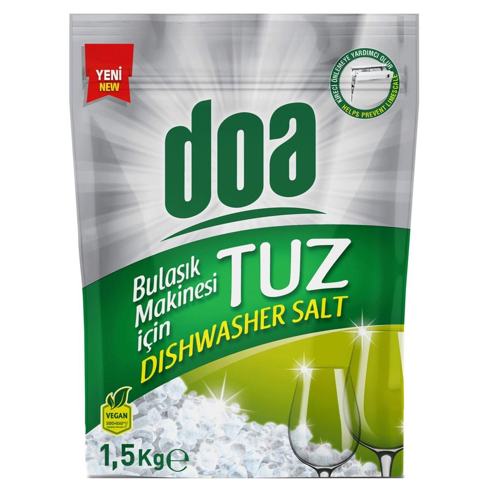Соль для посудомоечных машин DOA 1.5 кг фото1