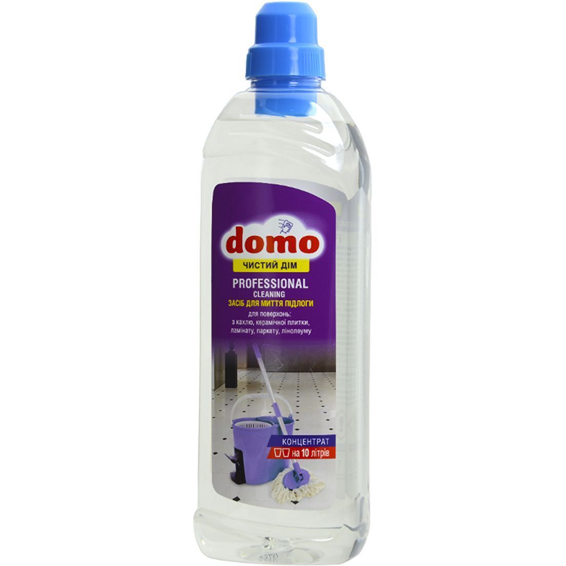 Засіб для миття підлоги Domo Professional 1 л фото1