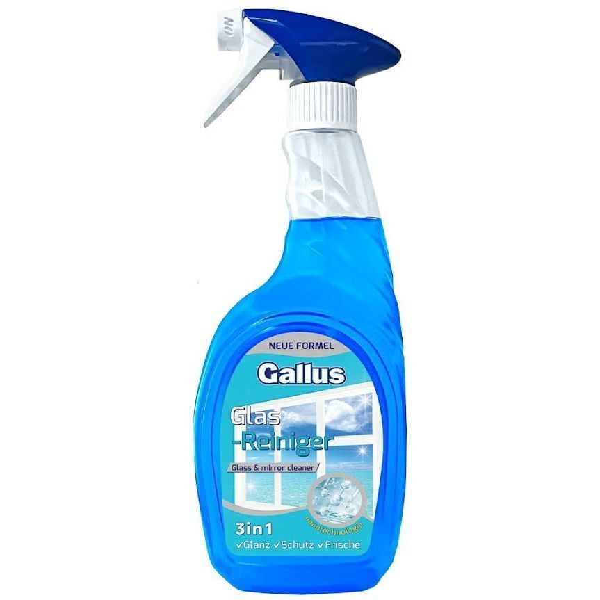 Средство для мытья окон Gallus Glasreiniger Синий 1 л фото1