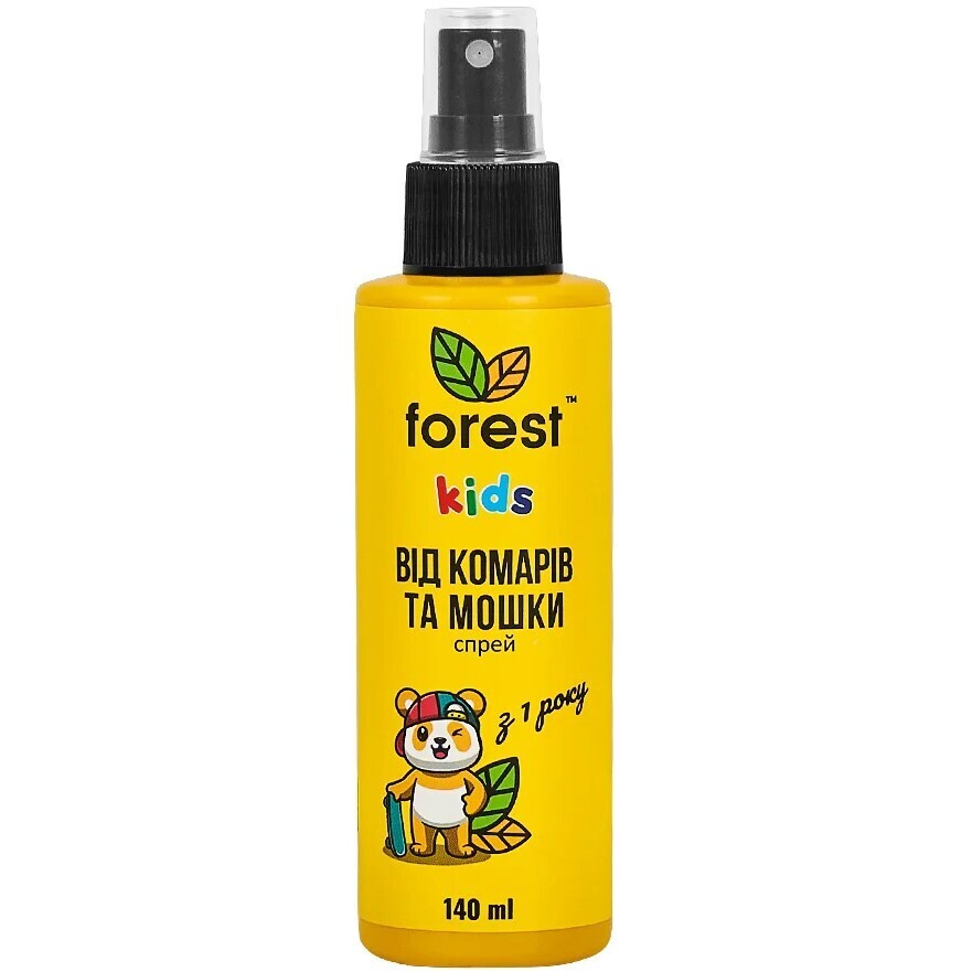 Спрей-репеллент Forest Kids от комаров и мошки 140 мл (FR00761) фото1