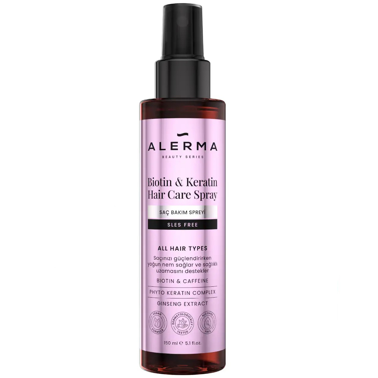 Спрей для волос ALERMA Biotin & Keratin 150 мл фото1