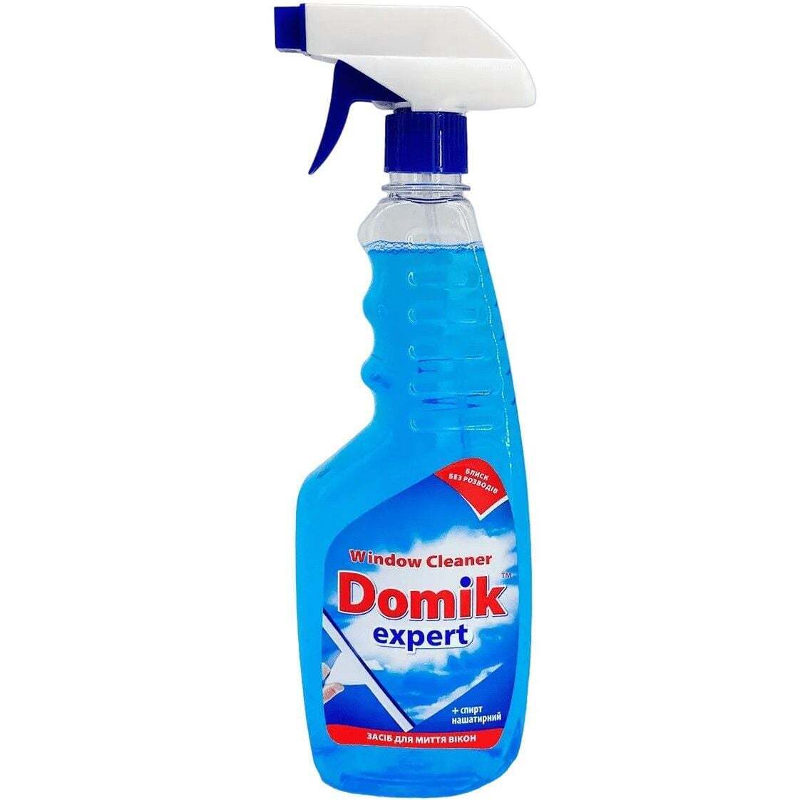 Средство-спрей для мытья окон Domik expert с нашатырным спиртом, 750 мл фото1