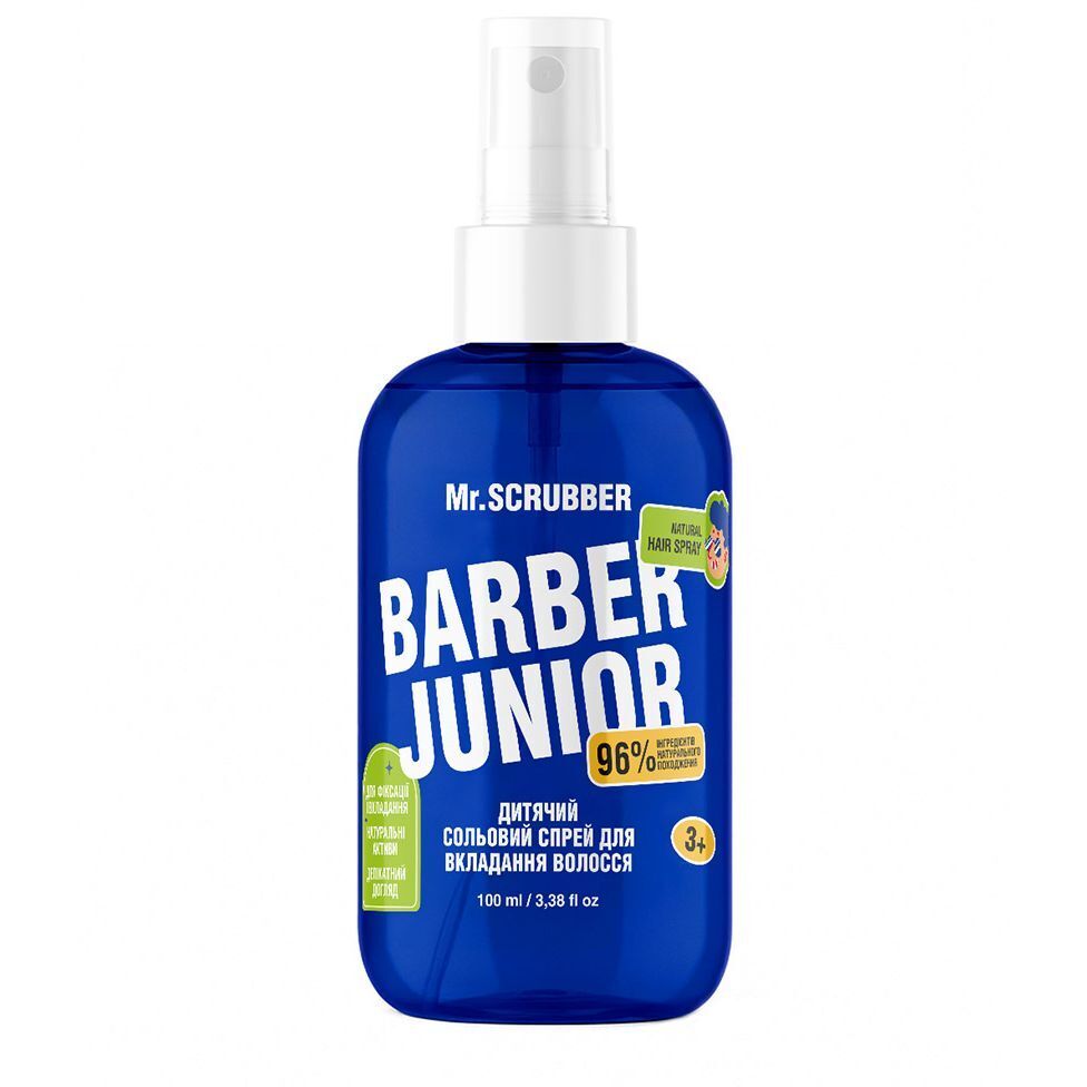 Спрей для укладки волос Mr.Scrubber Barber Junior детский солевой 100 мл фото1