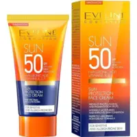 Солнцезащитная эмульсия для лица Eveline SPF 50 для чувствительной кожи 50 мл