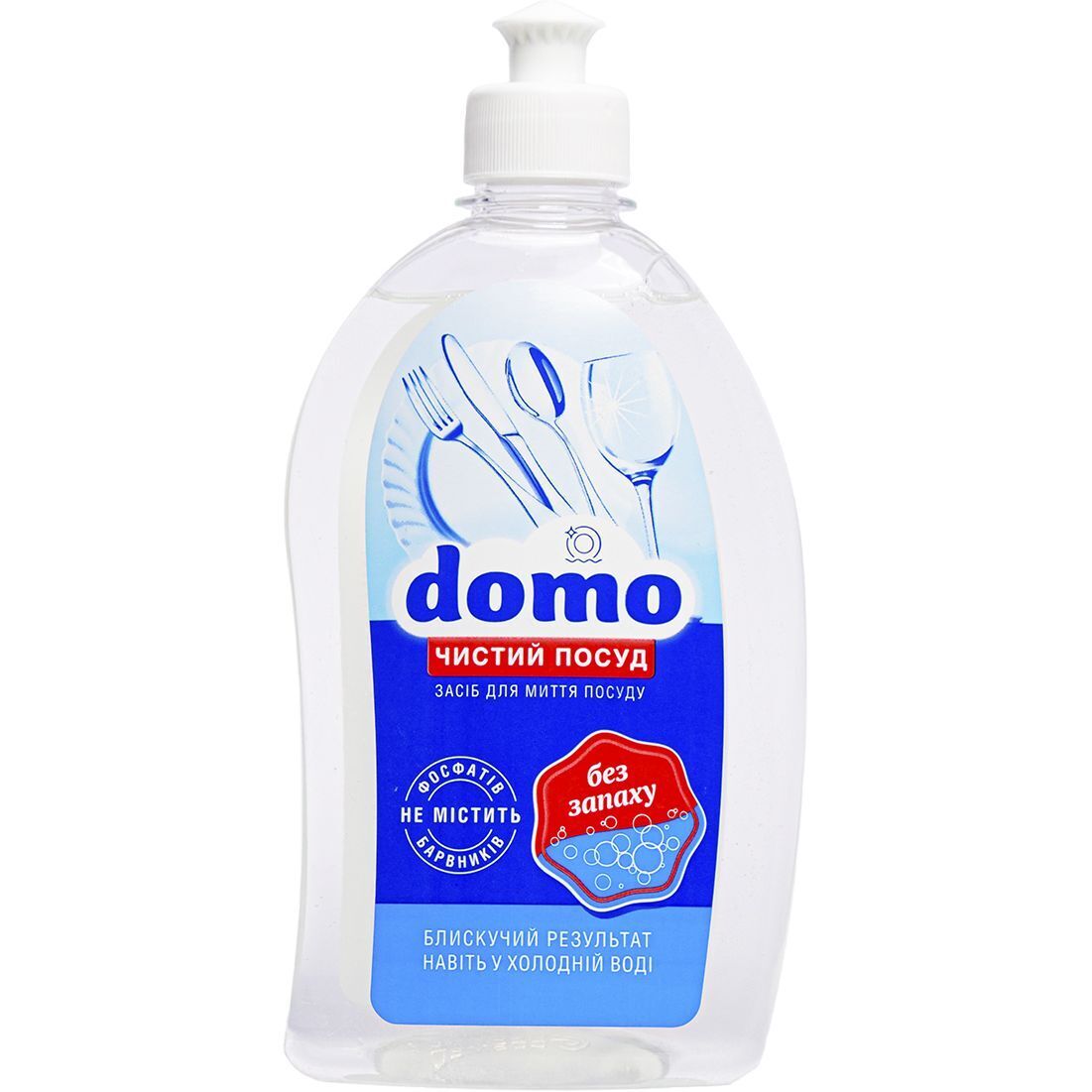 Средство для мытья посуды Domo Без запаха 500 мл фото1