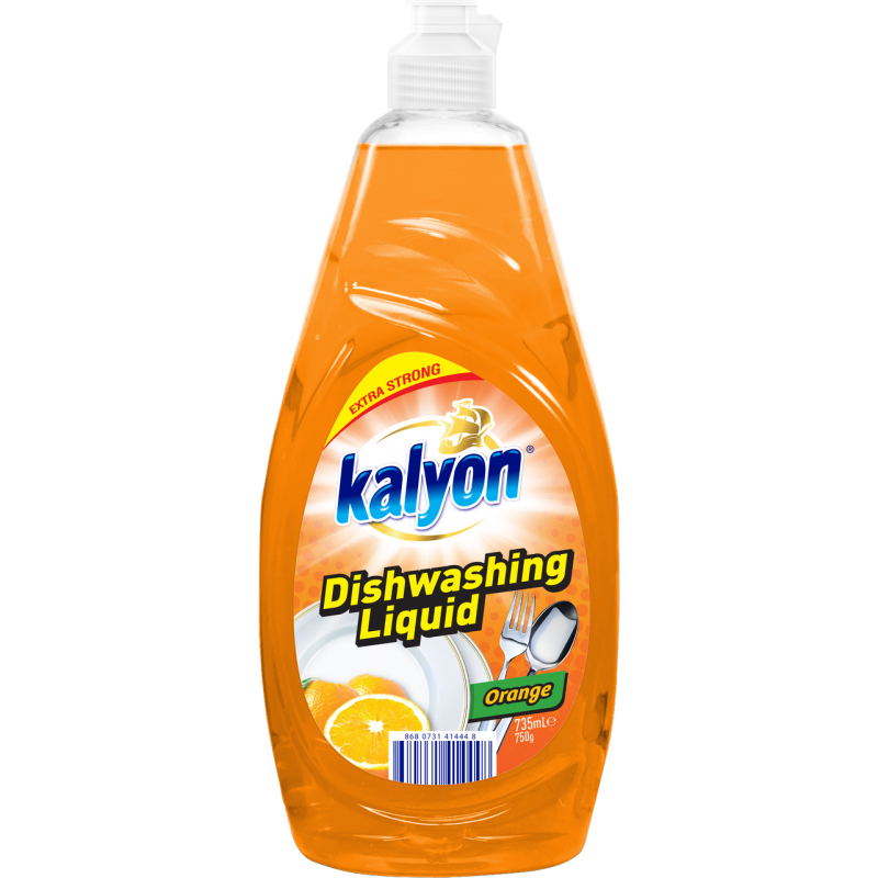 Средство для мытья посуды Kalyon Extra Апельсин 735 мл фото1