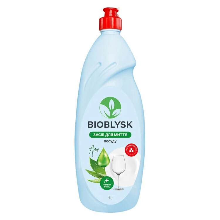 Средство для мытья посуды BioBlysk Алоэ 1 л фото1
