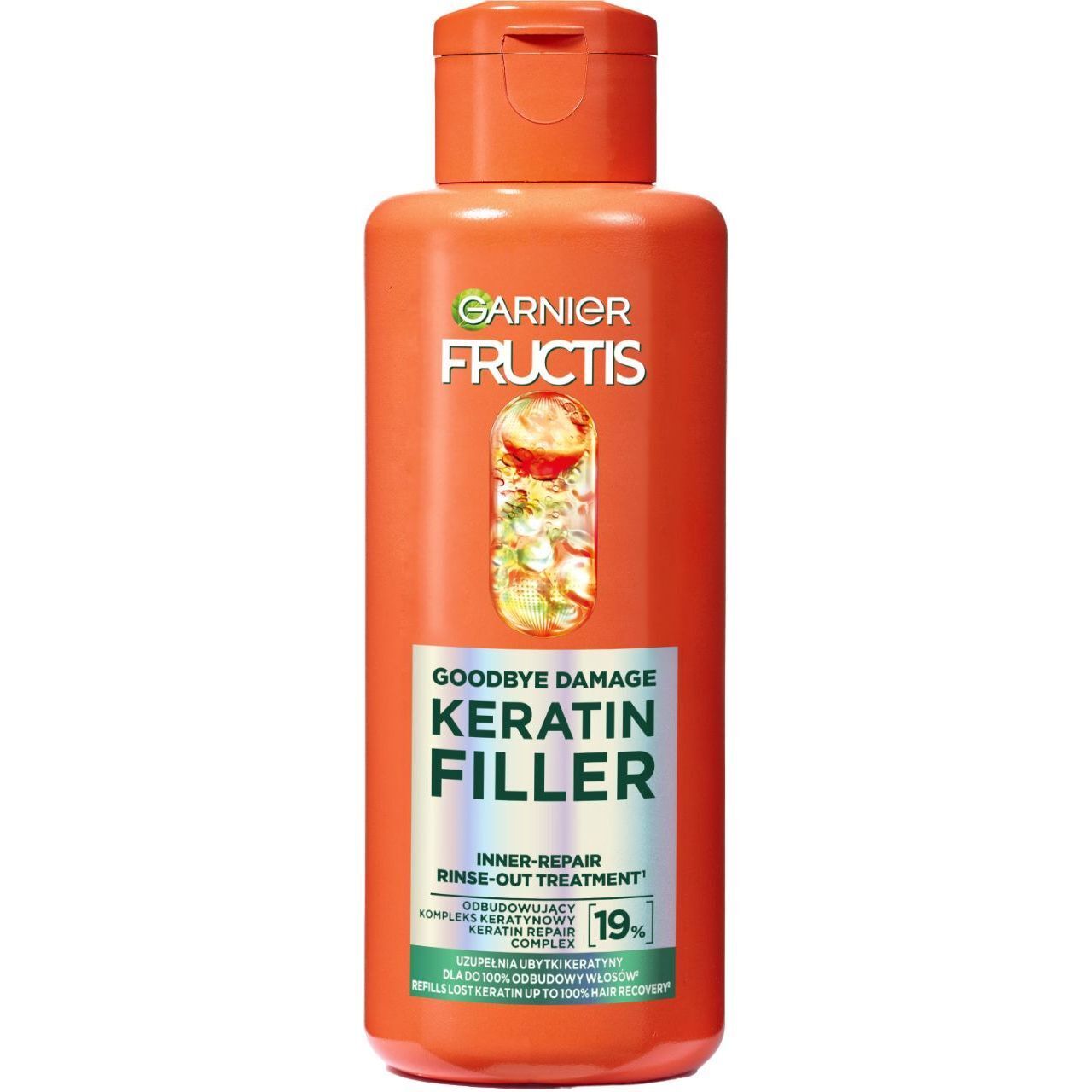 Змивний засіб для глибокого відновлення Garnier Fructis Keratin Filler 200 мл фото1