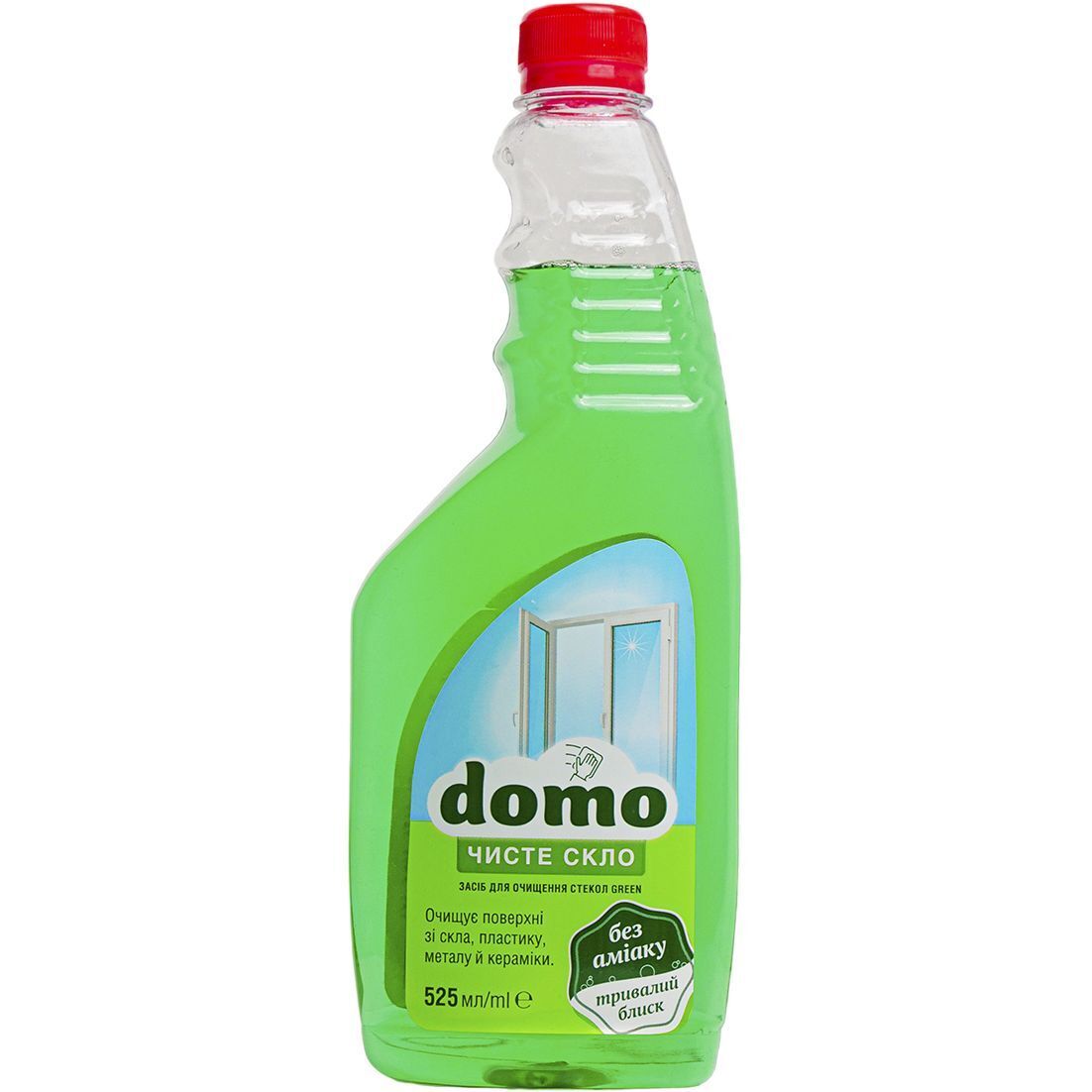 Средство для очистки стекла Domo сменный флакон 525 мл фото1
