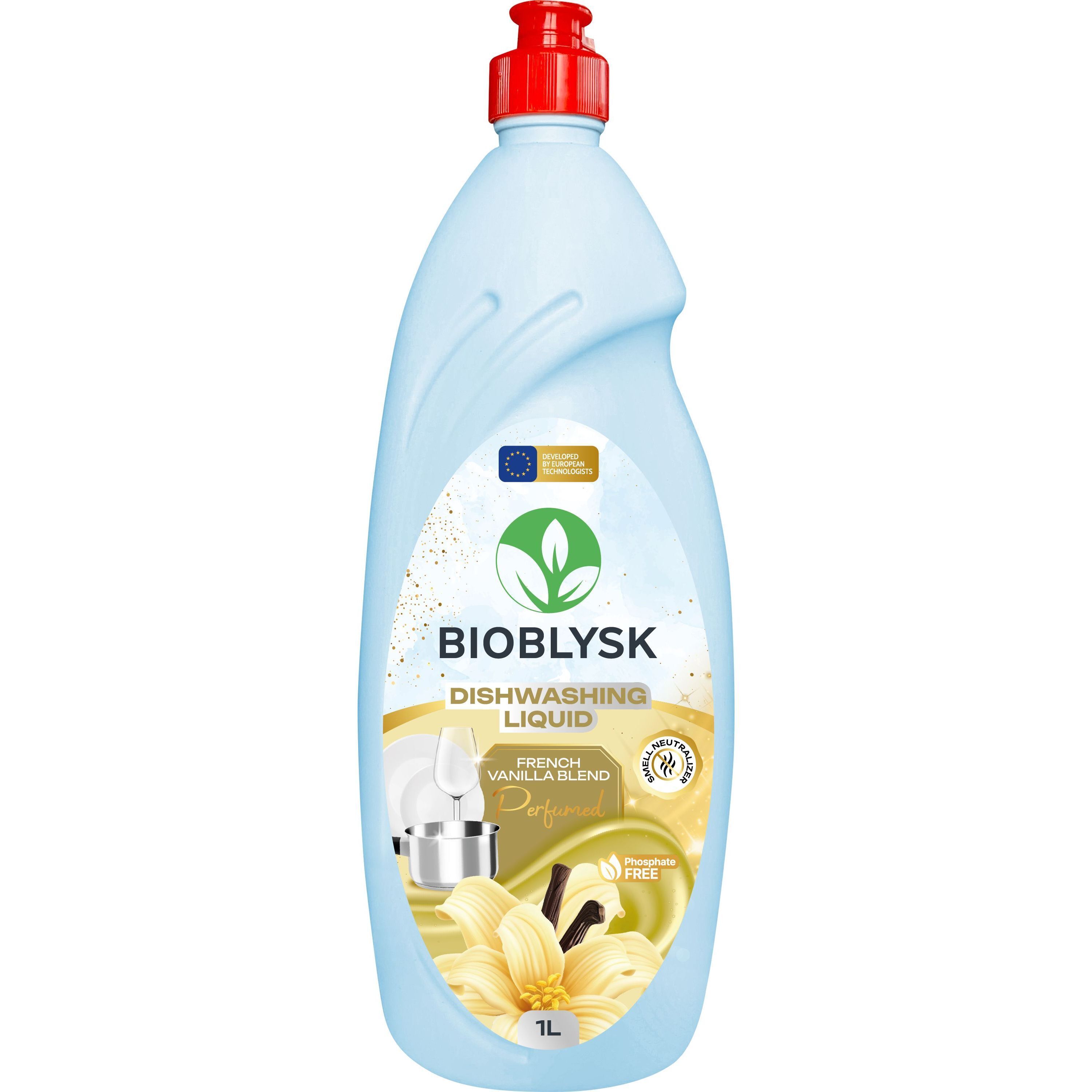 Средство для мытья посуды BioBlysk French Vanilla Blend парфюмированное 1 л фото1