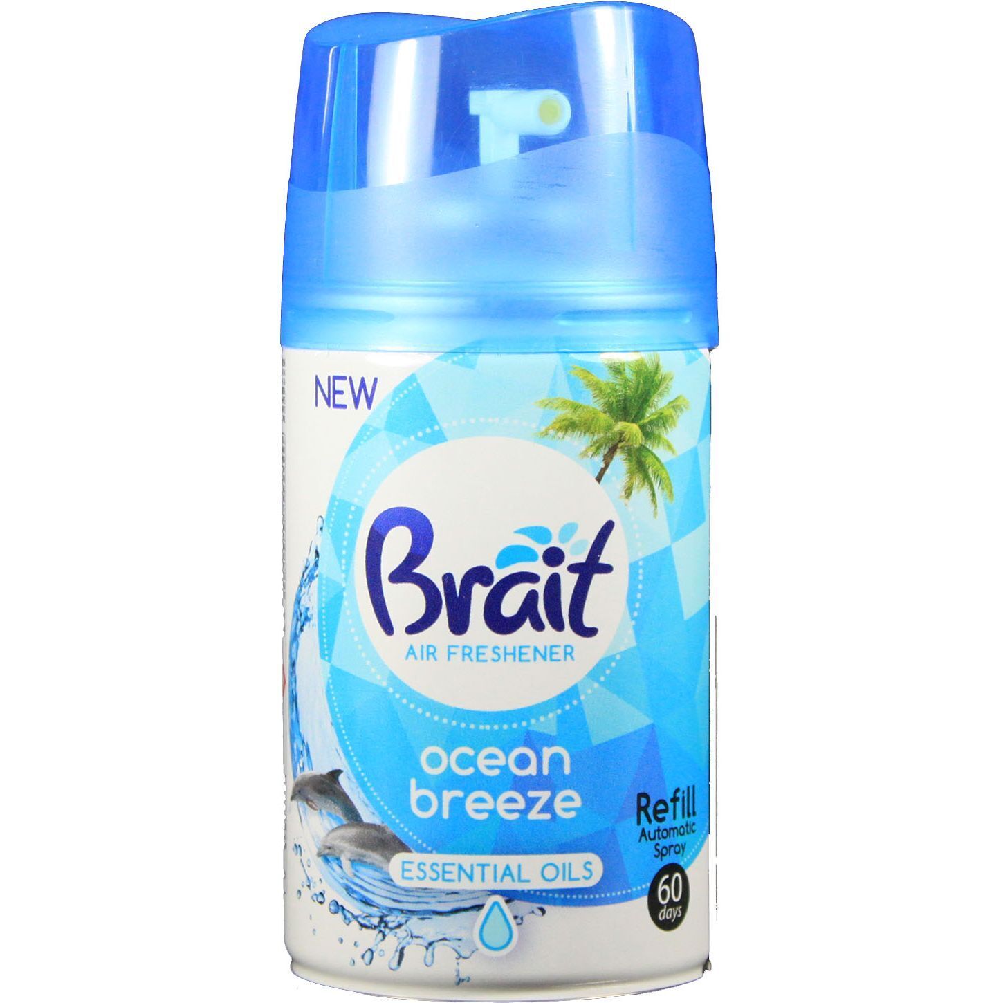 Сменный баллон для автоматического ароматизатора воздуха Brait Ocean Breeze 250 мл фото1