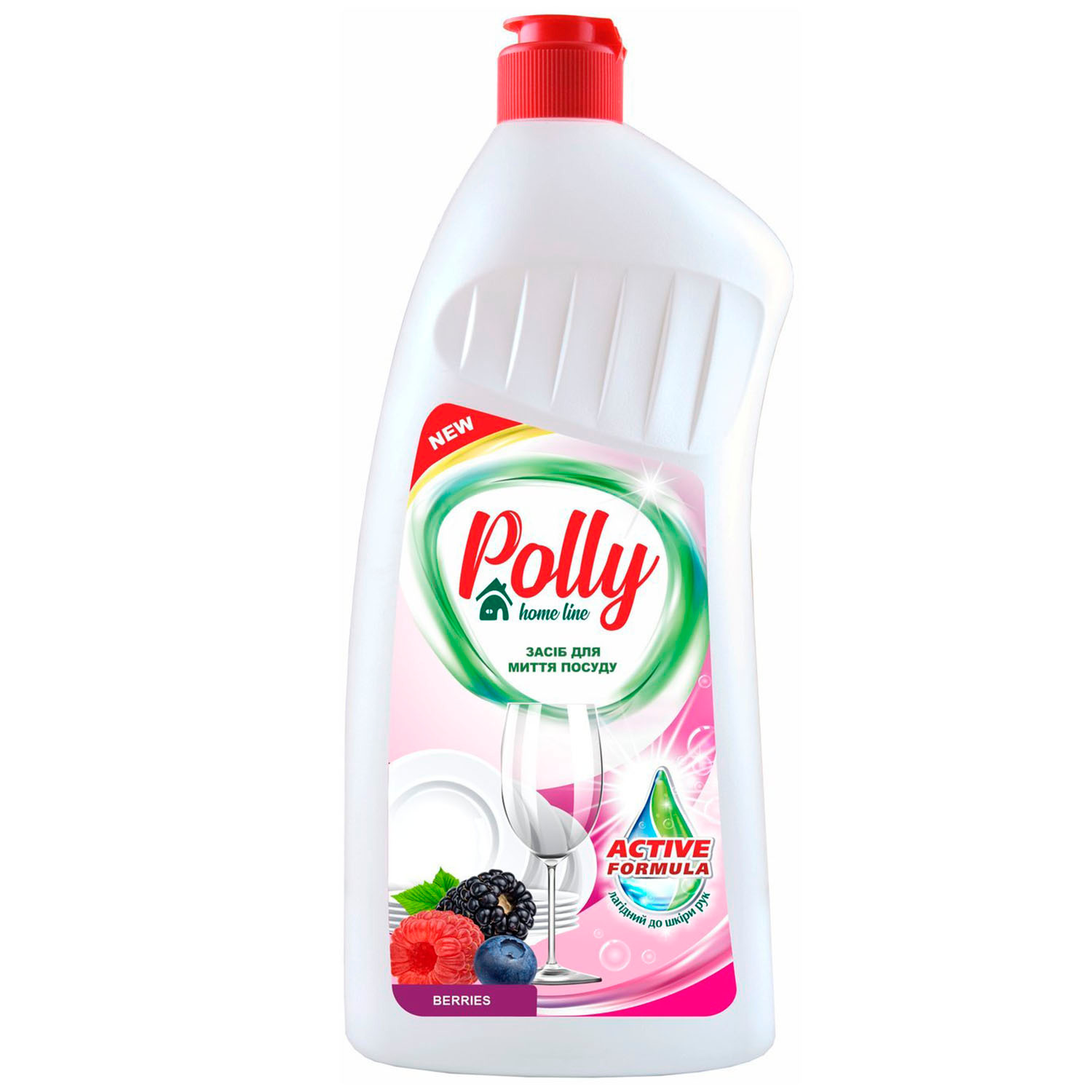 Средство для мытья посуды Polly Berries 1000 мл фото1
