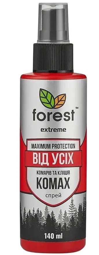 Спрей-репеллент Forest Extreme от всех летающих и ползающих насекомых 140 мл (FR00785) фото1