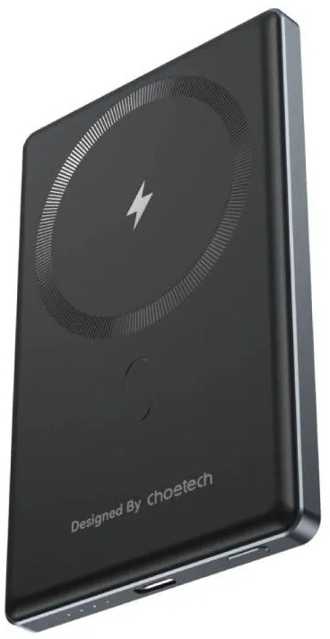 Павербанк Choetech Magnetic Wireless 5000mAh 20W PD черный фото1