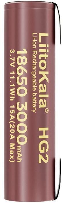 Аккумулятор 18650 LiitoKala, Lii-HG2-N 3000mAh, 3.7V li-ion battery, 1 pcs фото1