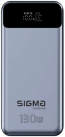 Павербанк Sigma mobile X-power 30000 mAh PD130W Silver