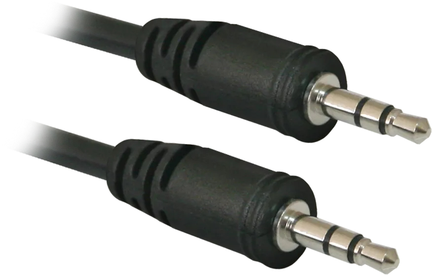 Кабель мультимедийный Defender 3.5mm M to 3.5mm M 1.5m black (87510) фото1