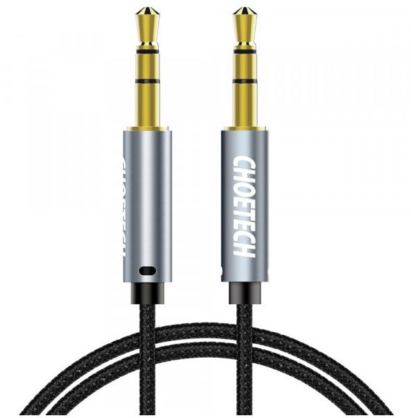 Кабель мультимедійний Choetech 3.5mm M to 3.5mm M 1.2m (AUX002) фото1