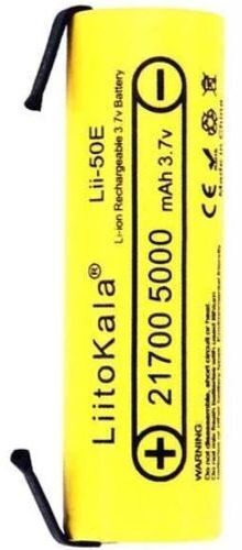 Аккумулятор 21700 LiitoKala, 50E-N, 5000mAh, 3.7V li-ion battery, 1 pcs фото1