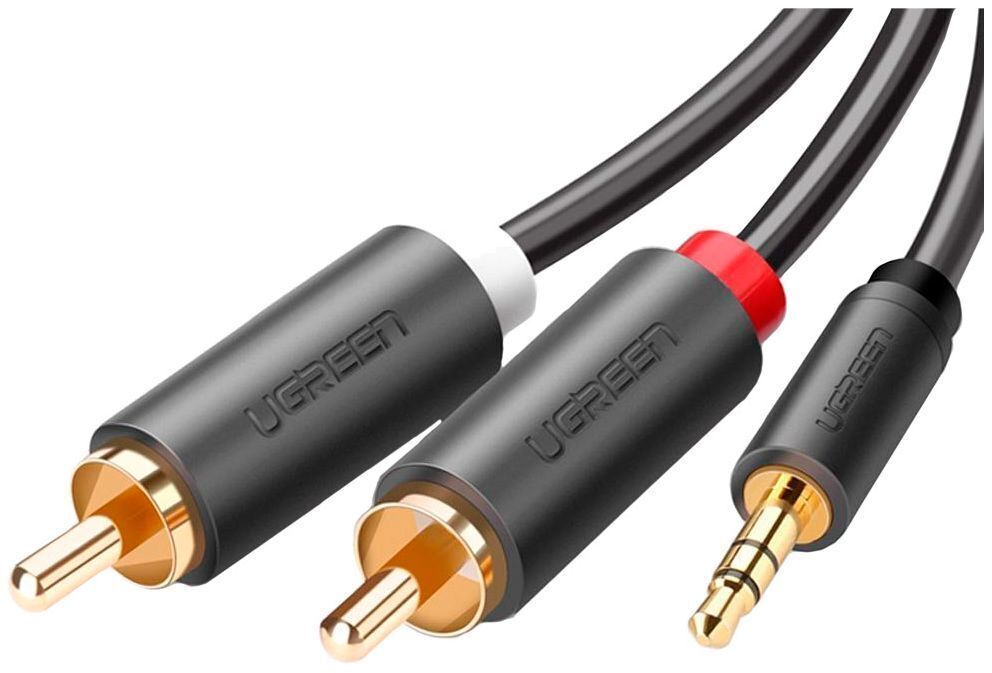 Кабель AUX 3.5мм TRS - RCAx2 M/M 3.0м UGREEN AV102 фото1