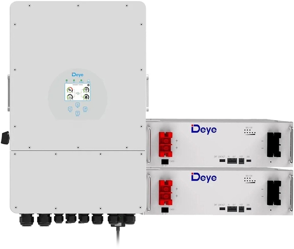 Інвертор сонячний DEYE SUN-10K-SG04LP3-EU-2DE10.24K-LFP 10kW фото1