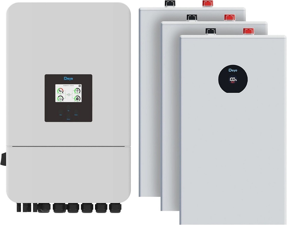 Система хранения энергии DEYE SV-3DE20K1-LDE48K1-1 20kW 48.2kWh 3BAT LiFePO4 (SV-3DE20K1-LDE48K1-1) фото1