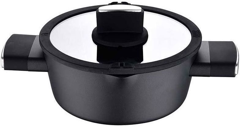 Каструля Bergner Ion Plus із кришкою 3.5 л (BG-35911-BK) фото1
