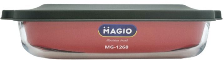 Форма для запекания с крышкой Magio MG-1268 2л (MG-1268) фото1