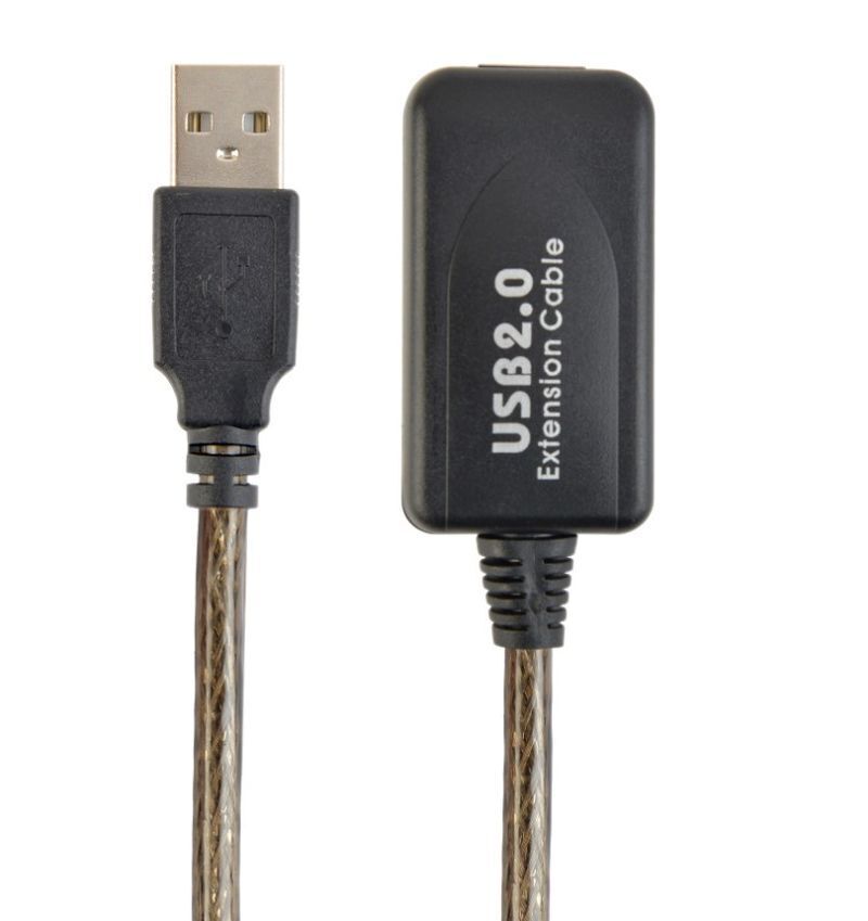 Кабель USB 2.0 AM/AF 5.0 m active Cablexpert (UAE-01-5M) фото1