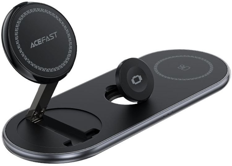 Бездротовий зарядний пристрій Acefast Wireless QI 3in1 15W E19 Qi2 (6974316283096) фото1