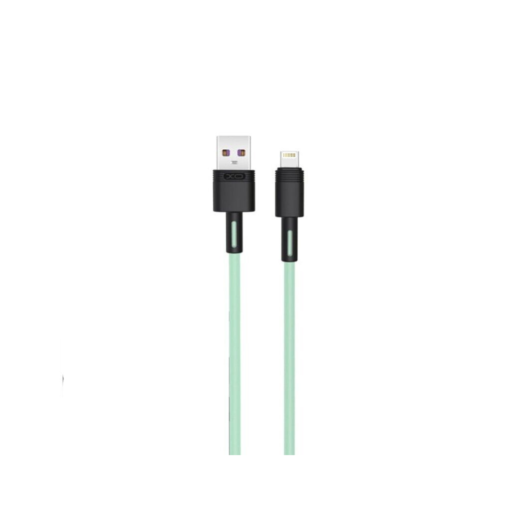 Кабель USB 2.0 AM to Lightning 1.0m 5A green XO (NB166-L-1-GR) фото1