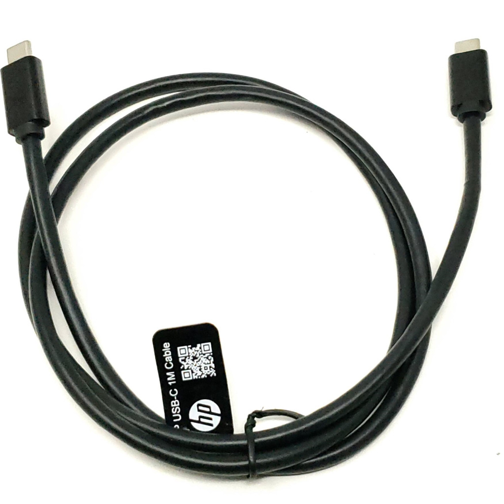 Кабель USB-C to USB-C 1.0m 3A 60W HP (HP_DHC-TC112G-1M) фото1
