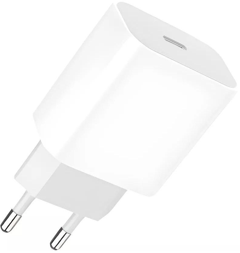 Зарядний пристрій Denmen USB-C PD20W 3.6A white (DM-DC06-WH) фото1