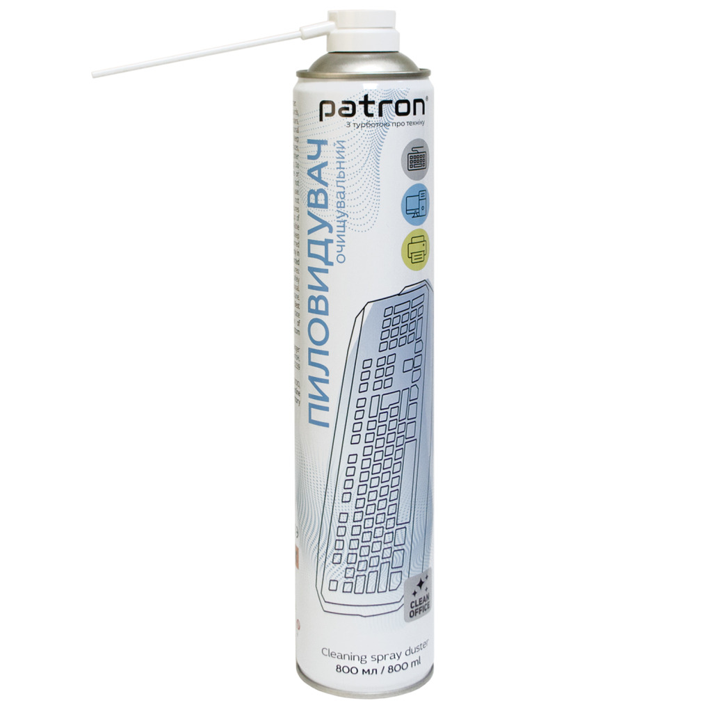 Сжатый воздух для чистки spray duster 800ml Patron (F3-020-800) фото1